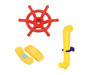 ZESTAW 3w1 ster Kapitana, peryskop, telefon