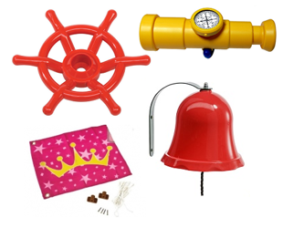 ZESTAW CAPTAIN HOOK - 4w1