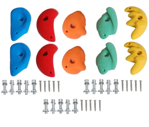 ZESTAW XL kamieni do wspinaczki L - 10szt.